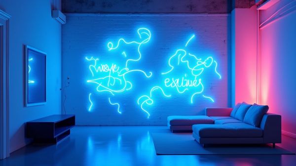 Comment un néon mural transforme votre décoration intérieure