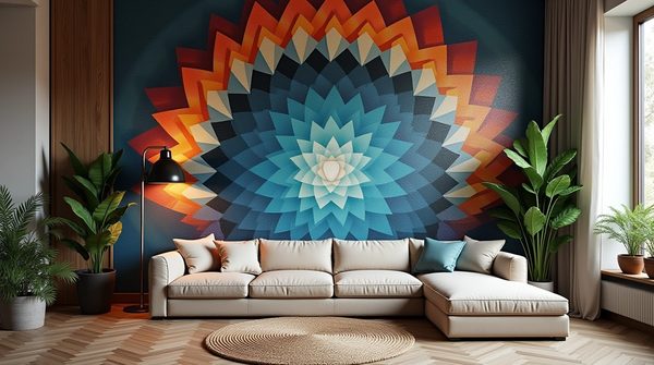 Créez une maison stylée grâce aux toiles murales bohèmes