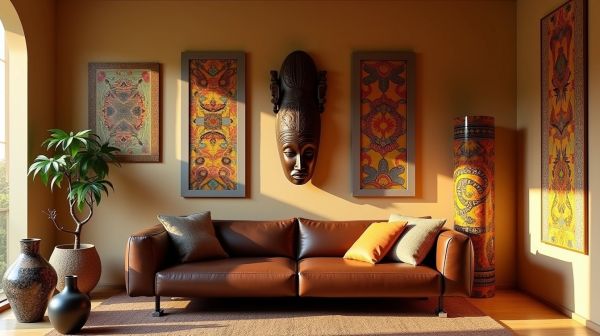 La fascinante polyvalence des tableaux africains pour une déco unique